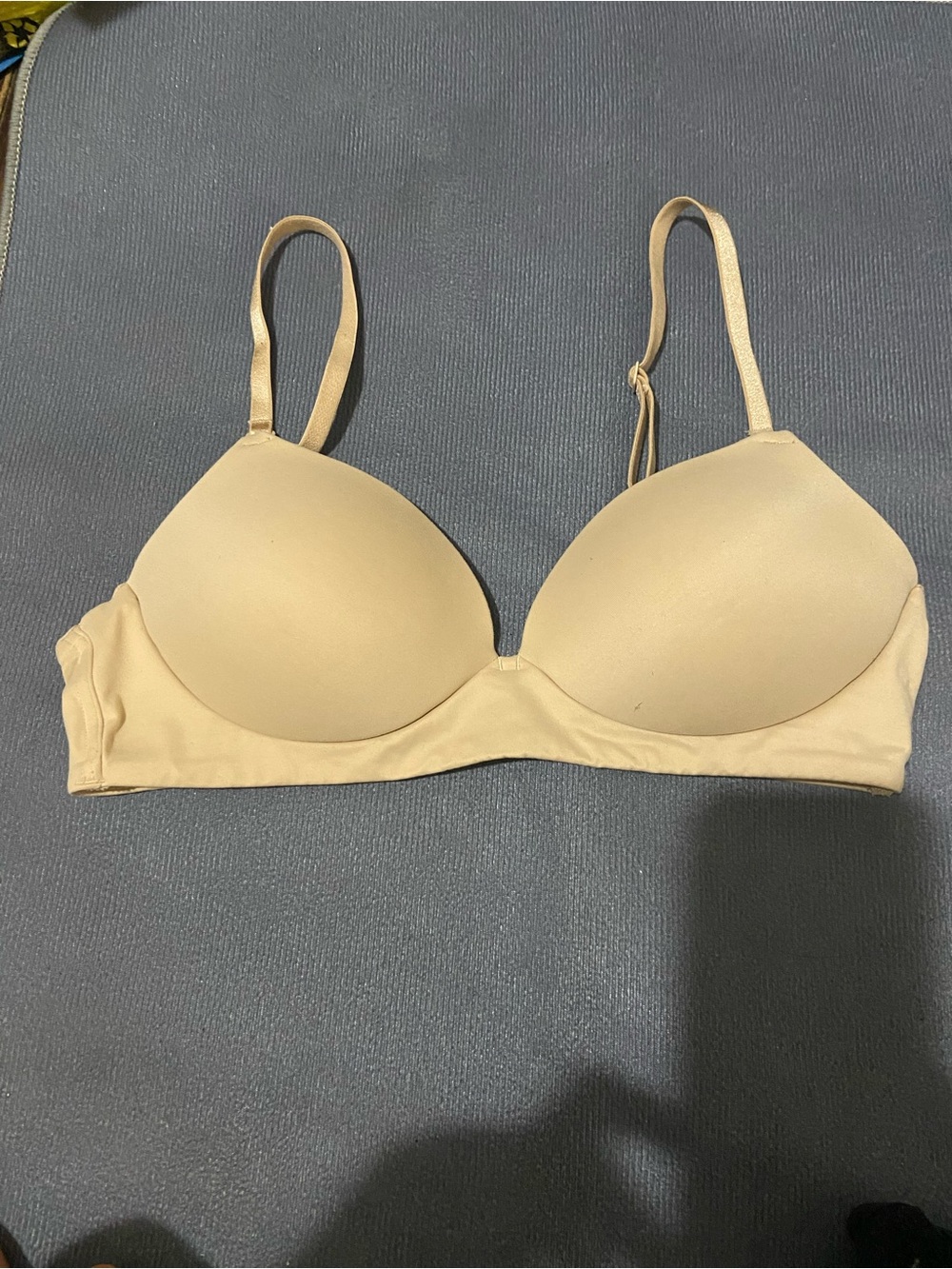 Auden Women's Cream Luxury Collection Wire Free Lightly Lined Bra 34B